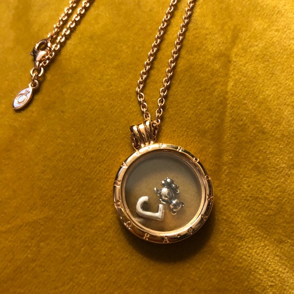 Rose Gold Pandora Floating Locket 